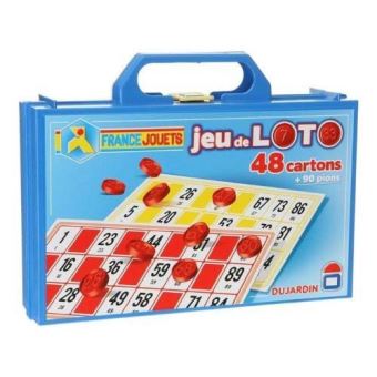 Ancien Coffret De Jeux De Société JL Paris - Multi-jeux : Toupie, Roulette, Loto - Occasion