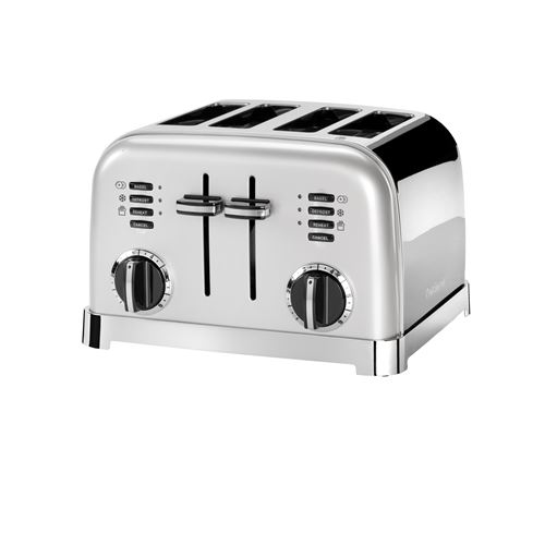 Grille pain Cuisinart 4 tranches 1800 W Gris