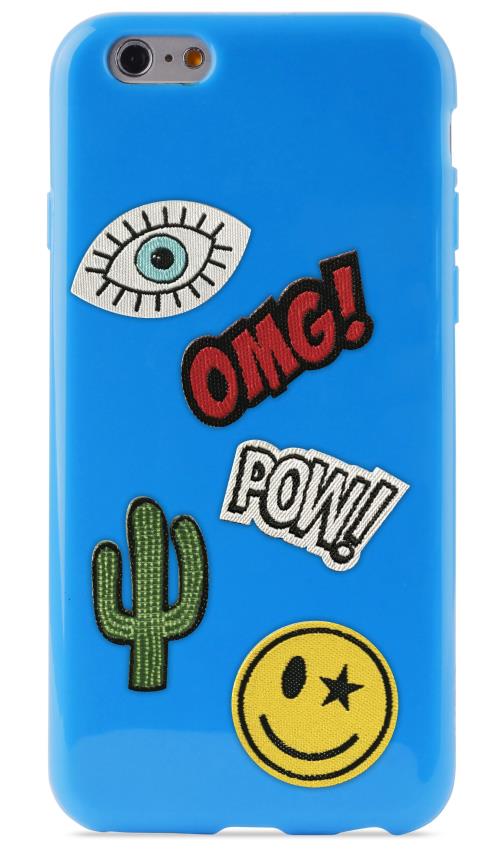 PURO COVER PATCH MANIA IPHONE 6/6S  BLUE