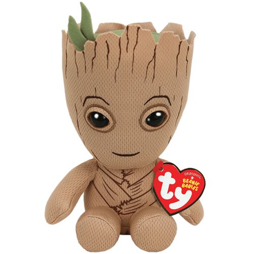 Ty Marron Peluche Groot Marvel Beanie Babies