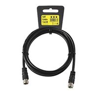 Câble RJ45 Mâle Vers Coaxial Mâle D2 Diffusion - Catégorie 6 - Longueur 2m - Diamètre 9.52mm - Blanc
