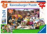 Puzzles 2 x 24 pièces Ravensburger Les 44 Chats jouent de la musique