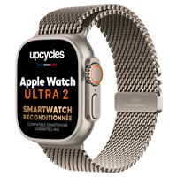 Apple Watch Ultra 2 GPS Upcycles Boîtier en Titane Naturel 2,49 mm Gris M Reconditionné