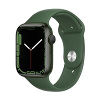 Apple Watch Series 7 GPS, boîtier Aluminium Vert 45mm avec Bracelet Sport Trèfle