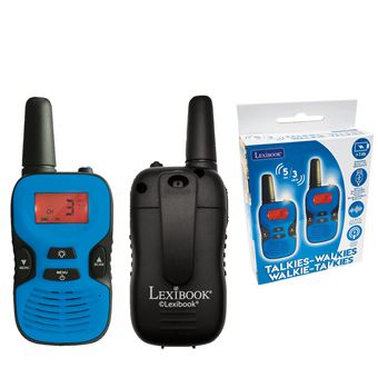 Talkie Walkie Lexibook Digitaux portée 5 km avec 8 canaux Bleu