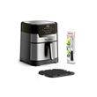 Friteuse sans huile Moulinex YY5138FB Easy Fry et Grill Digital avec Couteau Tefal 1400 W Inox