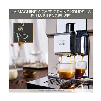 KRUPS Intuition Experience + Machine a cafe en grains, brosse YY5058FD