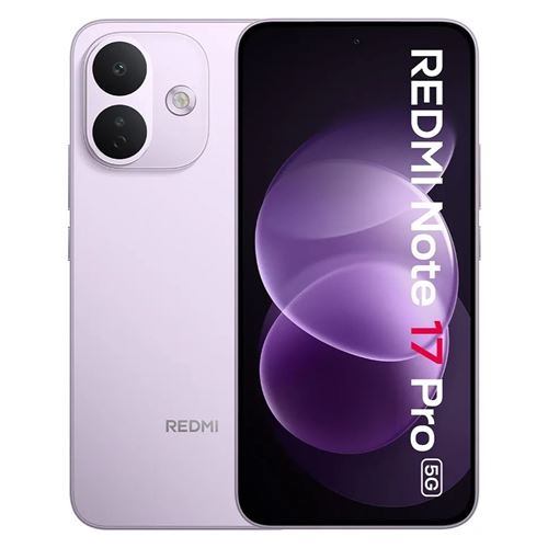 Xiaomi Violet Redmi Note 17 Pro - 5G Smartphone - Double Sim - Ram 8 Go / Mémoire Interne 512 Go - Oled Display - 6.83" - 2772 X 1280 Pixels - (120 Hz) - 2X Caméras Arrière 50 Mp, 8 Mp - Front Camera 16 Mp
