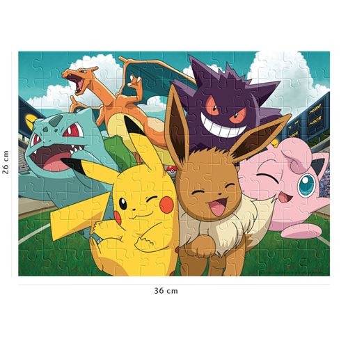 Puzzle 100 pièces XXL - Mes Pokémon préférés