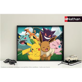 Puzzle 100 pièces Nathan Pikachu et les Pokémon
