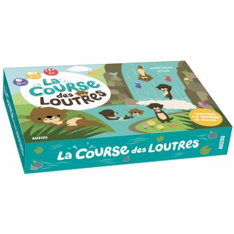 Jeu de société Auzou Mon grand jeu La course des loutres