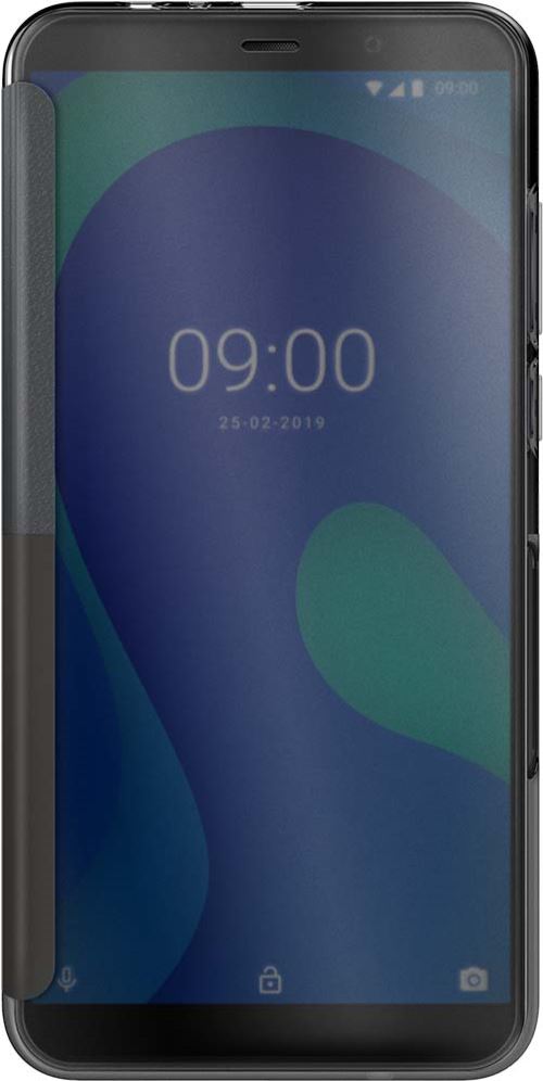 Etui folio Wiko Easy Gris pour Wiko Y80