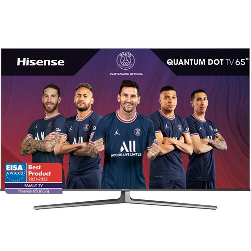 Hisense 65U8GQ Quantum Dot TV 65 QLDED 4K Smart tv grijs