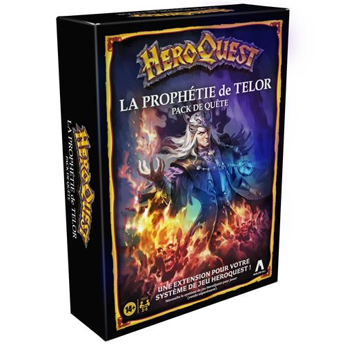 Jeu de rôles Avalon Hill HeroQuest Pack de quête La prophétie de Telor