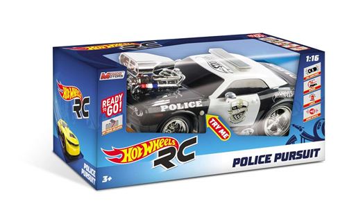 Voiture radiocommandée Mondo Motors Hot Wheels Police pursuit 1 :16 - Voiture  télécommandée - Achat & prix