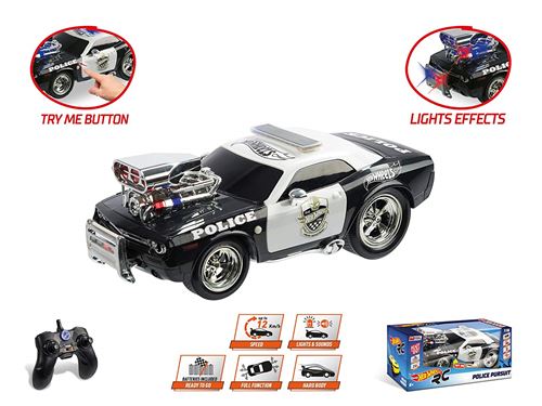 Voiture radiocommandée Mondo Motors Hot Wheels Police pursuit