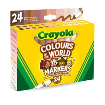 Boite de 24 feutres Crayola : King Jouet, Dessin et peinture Crayola - Jeux  créatifs