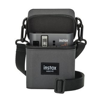 Pack Appareil photo instantané Fujifilm instax mini 41™ Noir + 1 film instax™ mini 10 vues + 1 housse