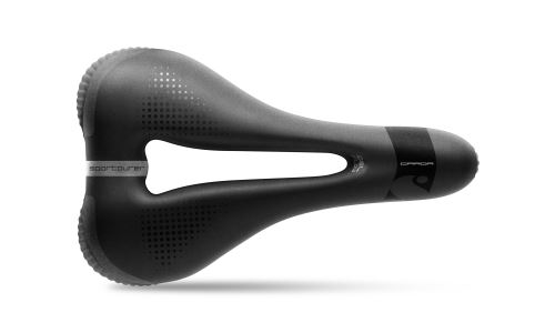 Selle de vélo Sportourer Garda Man Gel Flow Noire