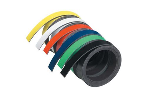 FRANKEN Bande magnétique, (L)1.000 x (P)5 x (H)1 mm, jaune