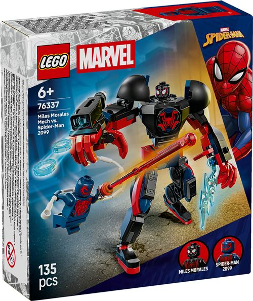 LEGO® Marvel 76337 Le robot de Miles Morales contre Spider-Man 2099