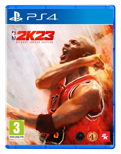 Pochette avant du jeu NBA 2K23 Edition Michael Jordan PS4
