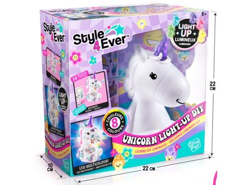 Jeu créatif Style 4 ever Licorne Y2K DIY Lumineuse Édition Collector