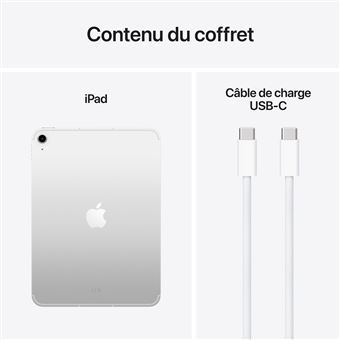 Apple iPad 11" A16 128 Go Argent 5G 2025