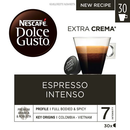 Capsules Dolce Gusto café Lungo Nescafé - Boîte de 30