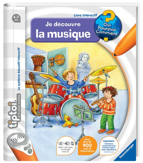 Jeu éducatif Ravensburger Tiptoi Je découvre la musique