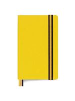 CARNET GRAND FORMAT PAGES LIGNEES K-WAY JAUNE COUVERTURE RIGIDE ETANCHE