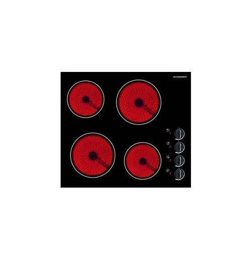 Schneider Noir Stv60m - Vitrocéramique - 4 Plaques De Cuisson - Niche - Largeur : 56 Cm - Profondeur : 49 Cm - Neuf - Image 3