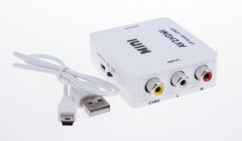 Converter Freaks And Geeks AV naar HDMI Wit