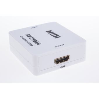 Convertisseur Freaks And Geeks AV vers HDMI Blanc