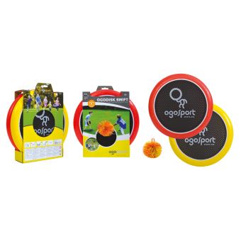 Set jeu attraper et lancer OgoSport Rouge et Jaune 29 cm