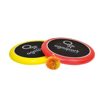 Set jeu attraper et lancer OgoSport Rouge et Jaune 29 cm