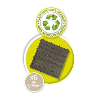 Set de 6 dalles Smoby 45 x 45 cm