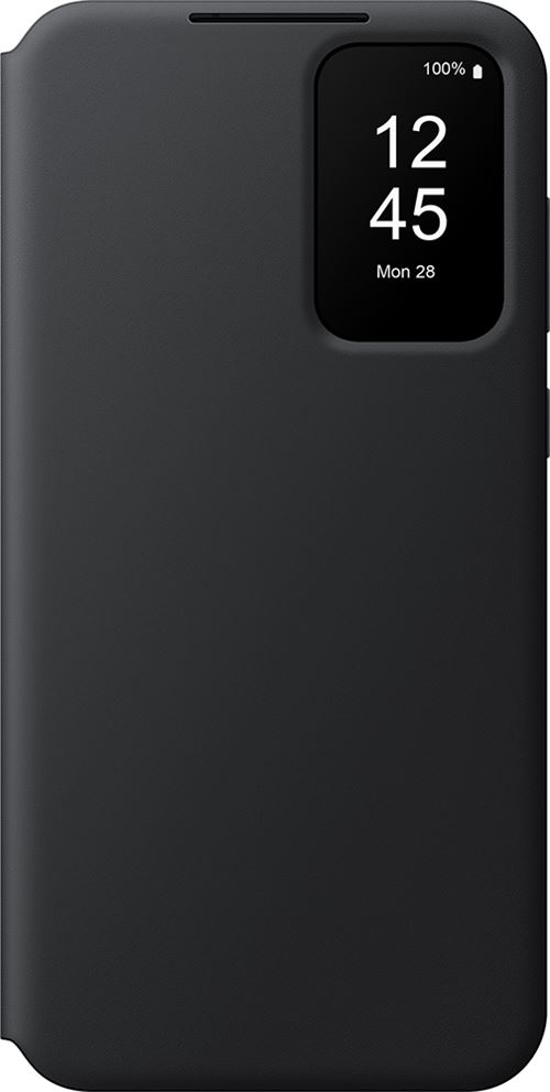 Etui Folio Smart S View Cover pour Samsung Galaxy A55 5G Noir