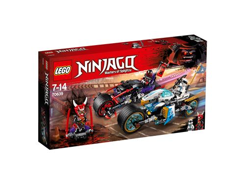 Lego®-Ninjago® La Course De Rues En Motos Jeu Pour Enfant 7 Ans Et Plus, Briques De Construction Garçon Et Fille, 308 Pièces 70639