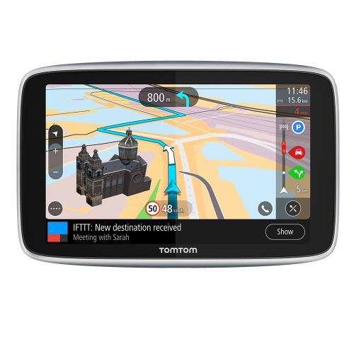 GPS TomTom Go Premium 6 Cartographie Monde, Traffic, Zones de danger à vie via carte SIM intégrée, IFTTT