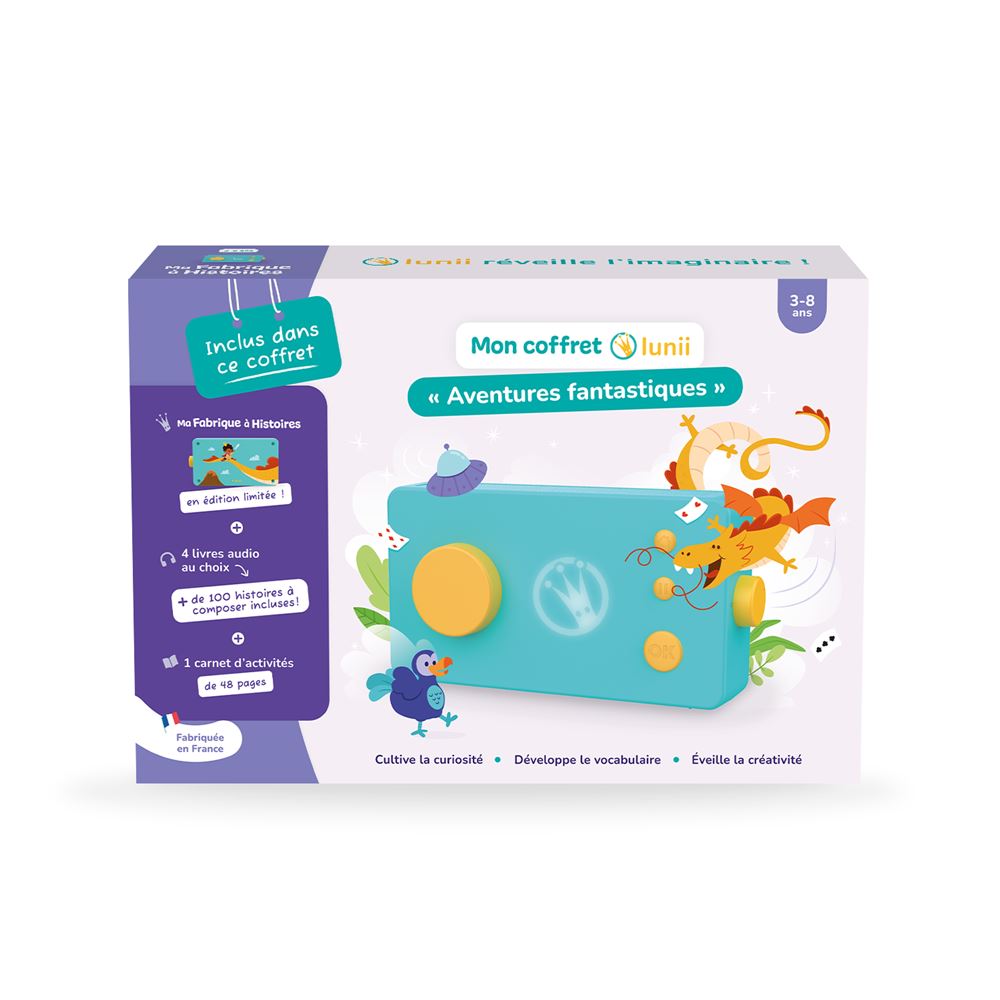 Lunii - la fabrique a histoires - coffret apprendre en s'amusant | musiques, sons & images | jouéclub