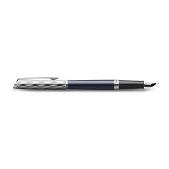 WATERMAN Hémisphère L'Essence du bleu Stylo plume, Bleu, Plume moyenne, encre bleue, Coffret cadeau