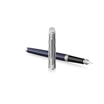 WATERMAN Hémisphère L'Essence du bleu Stylo plume, Bleu, Plume moyenne, encre bleue, Coffret cadeau