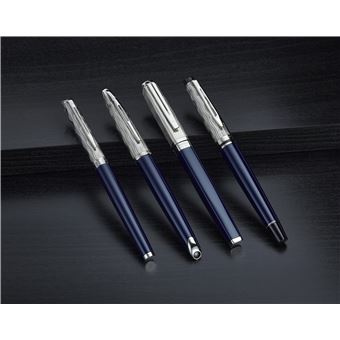 WATERMAN Hémisphère L'Essence du bleu Stylo plume, Bleu, Plume moyenne, encre bleue, Coffret cadeau