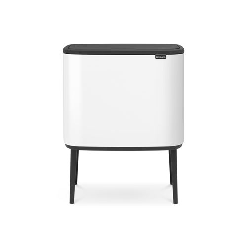 Touch Bin sur pieds 36 l blanc Code R - Brabantia - Blanc - Plastique