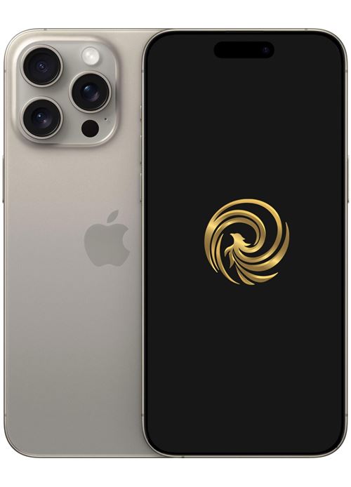 Apple iPhone 15 Pro Max 6,7 5G Double SIM 256 Go Titane Naturel Reconditionné Grade A Reborn