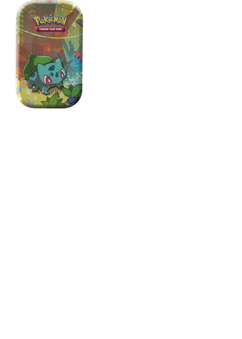 Mini boîte en métal Pokémon avec 2 boosters Modèle aléatoire