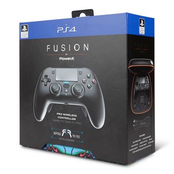 Manette sans fil Bluetooth PowerA Fusion Pro pour PS4 Noir