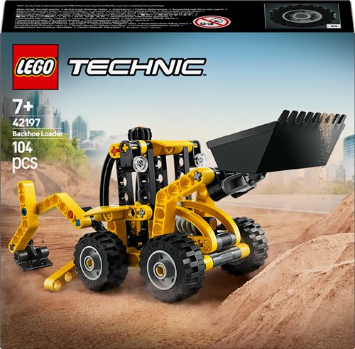 LEGO Technic Le tractopelle 42197 - vue 6