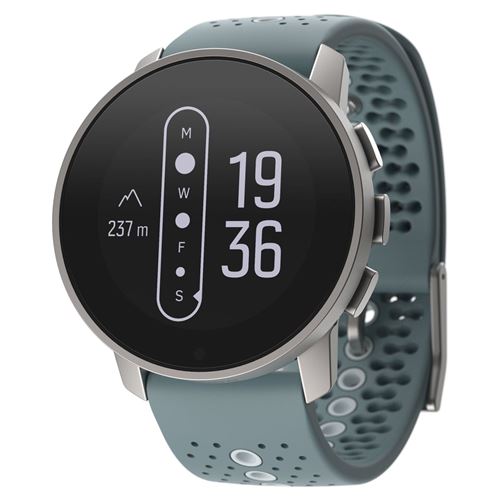 Suunto 9 Peak - Sporthorloge met riem - silicone - mosgrijs - afmeting pols: 125-175 mm - Bluetooth - 62 g